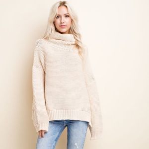 Chunky Knit Turtleneck Sweater